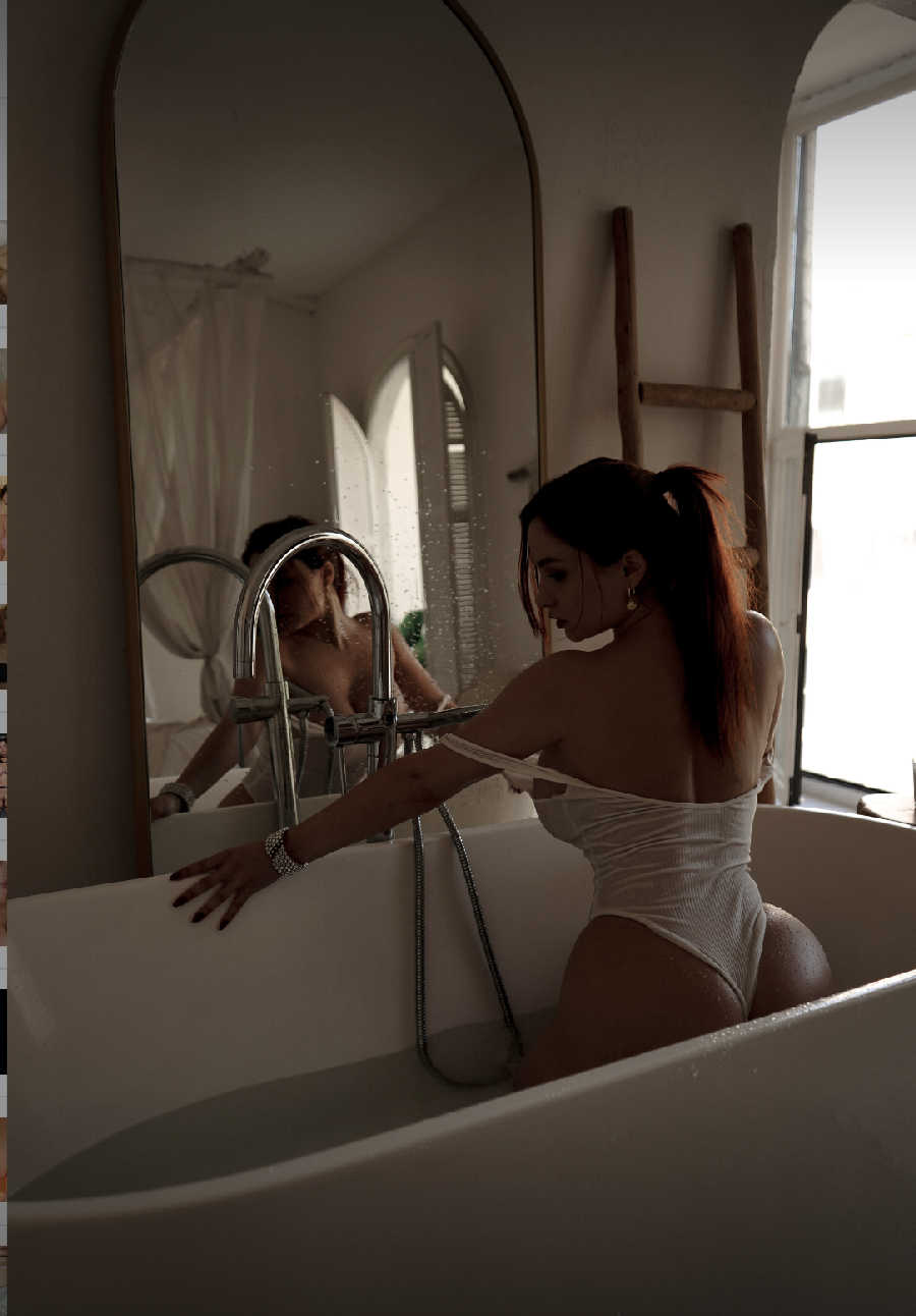 A playful frame from Miranda Faith nude — online in Guwahati