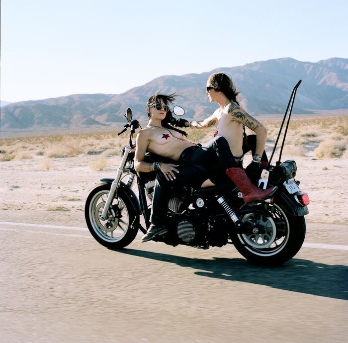 Girls on a motorcycle in Guwahati