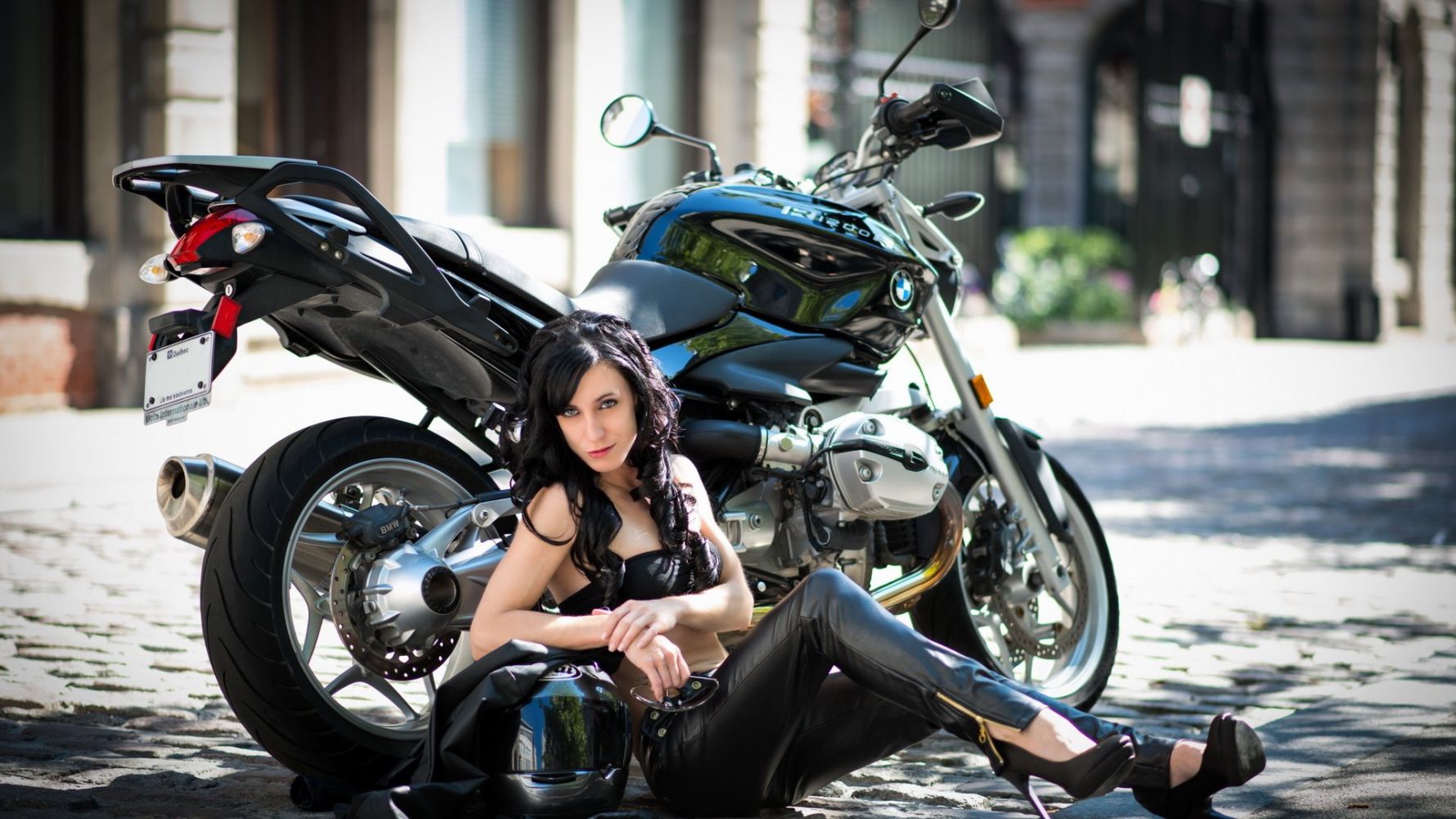 European women on bikes in Guwahati